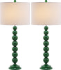 Safavieh Jenna 315-Inch H Stacked Ball Lamp Dark Green 