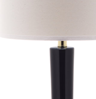 Safavieh Mae 305-Inch H Long Neck Ceramic Table Lamp Navy 