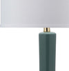 Safavieh Mae 305-Inch H Long Neck Ceramic Table Lamp Marine Blue 