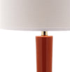 Safavieh Mae 305-Inch H Long Neck Ceramic Table Lamp Blood Orange 