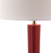Safavieh Mae 305-Inch H Long Neck Ceramic Table Lamp Red 