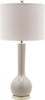 Safavieh Mae 305-Inch H Long Neck Ceramic Table Lamp Light Grey 