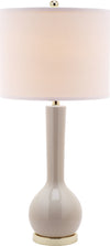 Safavieh Mae 305-Inch H Long Neck Ceramic Table Lamp Light Grey main image