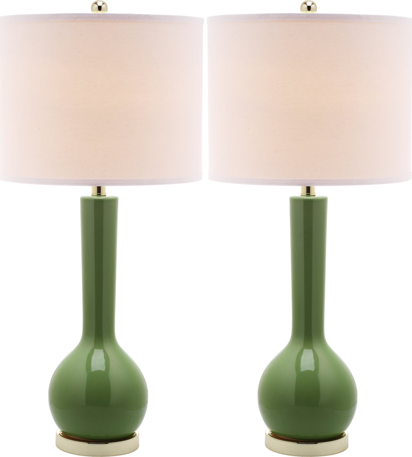 Safavieh Mae 305-Inch H Long Neck Ceramic Table Lamp Green main image