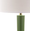 Safavieh Mae 305-Inch H Long Neck Ceramic Table Lamp Green 