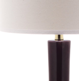 Safavieh Mae 305-Inch H Long Neck Ceramic Table Lamp Dark Purple 