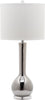 Safavieh Mae 305-Inch H Long Neck Ceramic Table Lamp Silver Mirror 