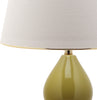 Safavieh Jill 265-Inch H Double-Gourd Ceramic Lamp Mustard Gold 