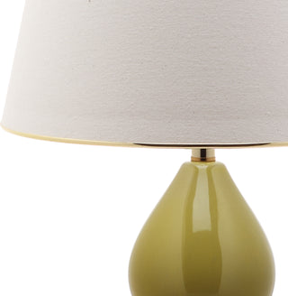 Safavieh Jill 265-Inch H Double-Gourd Ceramic Lamp Mustard Gold 