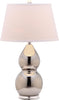 Safavieh Jill 265-Inch H Double-Gourd Ceramic Lamp Silver Mirror main image