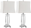 Safavieh Olympia 24-Inch H Crystal Table Lamp Clear 