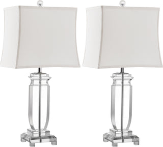 Safavieh Olympia 24-Inch H Crystal Table Lamp Clear 