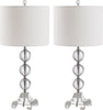 Safavieh Fiona 235-Inch H Crystal Table Lamp Clear Mirror 