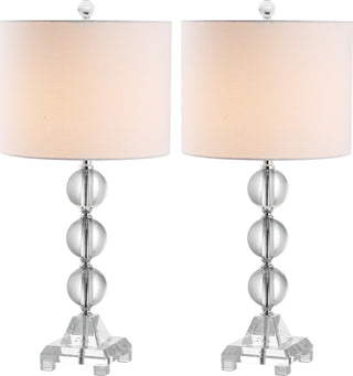 Safavieh Fiona 235-Inch H Crystal Table Lamp Clear Mirror 