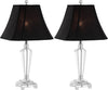 Safavieh Lilly 245-Inch H Crystal Table Lamp Clear Mirror 