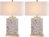 Safavieh Tory 245-Inch H Shell Table Lamp Cream Mirror 