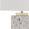 Safavieh Tory 245-Inch H Shell Table Lamp Cream Mirror 