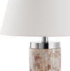 Safavieh Diana 25-Inch H Shell Table Lamp Cream Mirror 