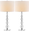 Safavieh Liam 29-Inch H Stacked Crystal Ball Lamp Clear 