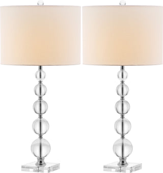 Safavieh Liam 29-Inch H Stacked Crystal Ball Lamp Clear 