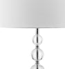Safavieh Liam 29-Inch H Stacked Crystal Ball Lamp Clear 
