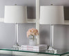 Safavieh Tyrone 27-Inch H Crystal Column Lamp Clear 