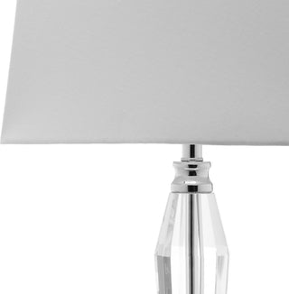 Safavieh Aiden 27-Inch H Faceted Crystal Lamp Clear 