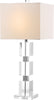 Safavieh Ice 28-Inch H Palace Crystal Cube Lamp Clear Mirror main image