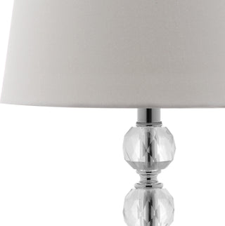 Safavieh Nola 16-Inch H Stacked Crystal Ball Lamp Clear 