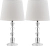 Safavieh Harlow 16-Inch H Tiered Crystal Orb Lamp Clear 