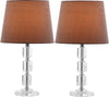 Safavieh Erin 16-Inch H Crystal Cube Lamp Clear 