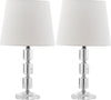 Safavieh Erin 16-Inch H Crystal Cube Lamp Clear 