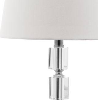 Safavieh Erin 16-Inch H Crystal Cube Lamp Clear 