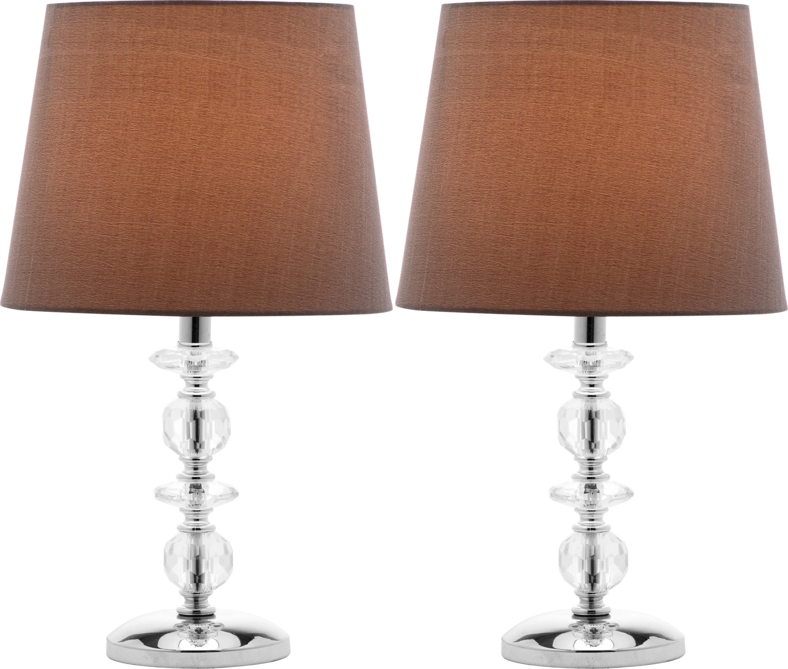 Safavieh Derry Stacked Crystal Orb Lamp Clear – Incredible Rugs