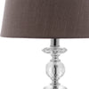 Safavieh Derry 15-Inch H Stacked Crystal Orb Lamp Clear 