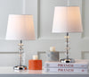 Safavieh Derry 15-Inch H Stacked Crystal Orb Lamp Clear 