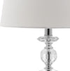 Safavieh Derry 15-Inch H Stacked Crystal Orb Lamp Clear 