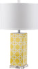 Safavieh Quatrefoil 27-Inch H Table Lamp Yellow 