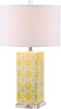 Safavieh Quatrefoil 27-Inch H Table Lamp Yellow main image