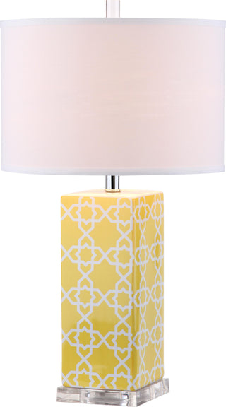 Safavieh Quatrefoil 27-Inch H Table Lamp Yellow main image