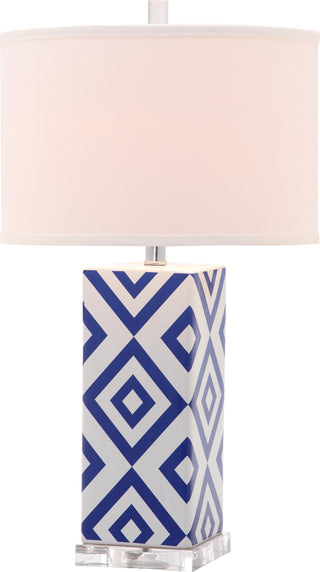 Safavieh Diamonds 27-Inch H Table Lamp Navy Mirror main image