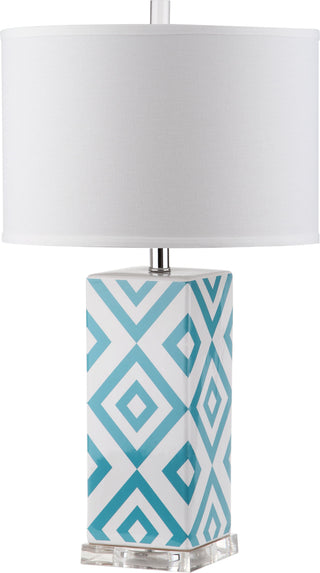 Safavieh Diamonds 27-Inch H Table Lamp Light Blue 