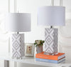 Safavieh Diamonds 27-Inch H Table Lamp Grey Mirror 