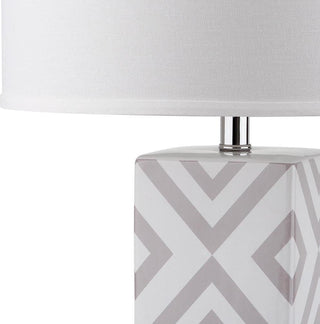 Safavieh Diamonds 27-Inch H Table Lamp Grey Mirror 