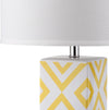 Safavieh Diamonds 27-Inch H Table Lamp Yellow Mirror 