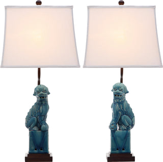 Safavieh Foo 285-Inch H Dog Table Lamp Blue main image