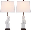 Safavieh Foo 285-Inch H Dog Table Lamp White 