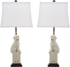 Safavieh Foo 285-Inch H Dog Table Lamp Cream 