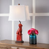 Safavieh Foo 285-Inch H Dog Table Lamp Red main image