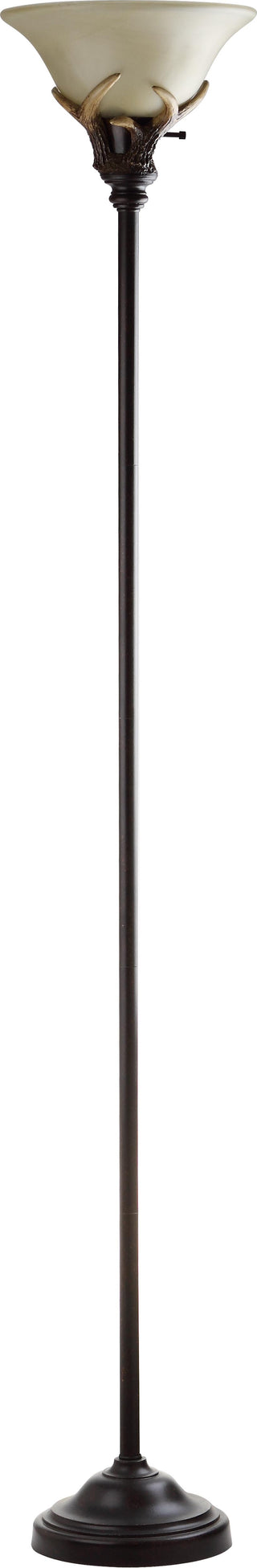 Safavieh Sapling 735-Inch H Torchiere Floor Lamp Brown 